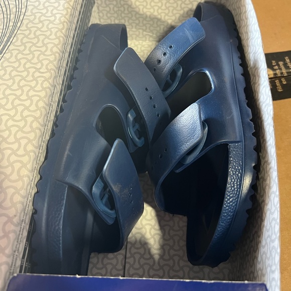NAVY BIRKENSTOCK ARIZONA EVA SANDLES - Picture 2 of 3